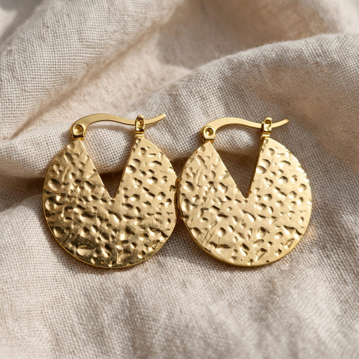 SOLEIL-The Sun Disc Loop/Earrings