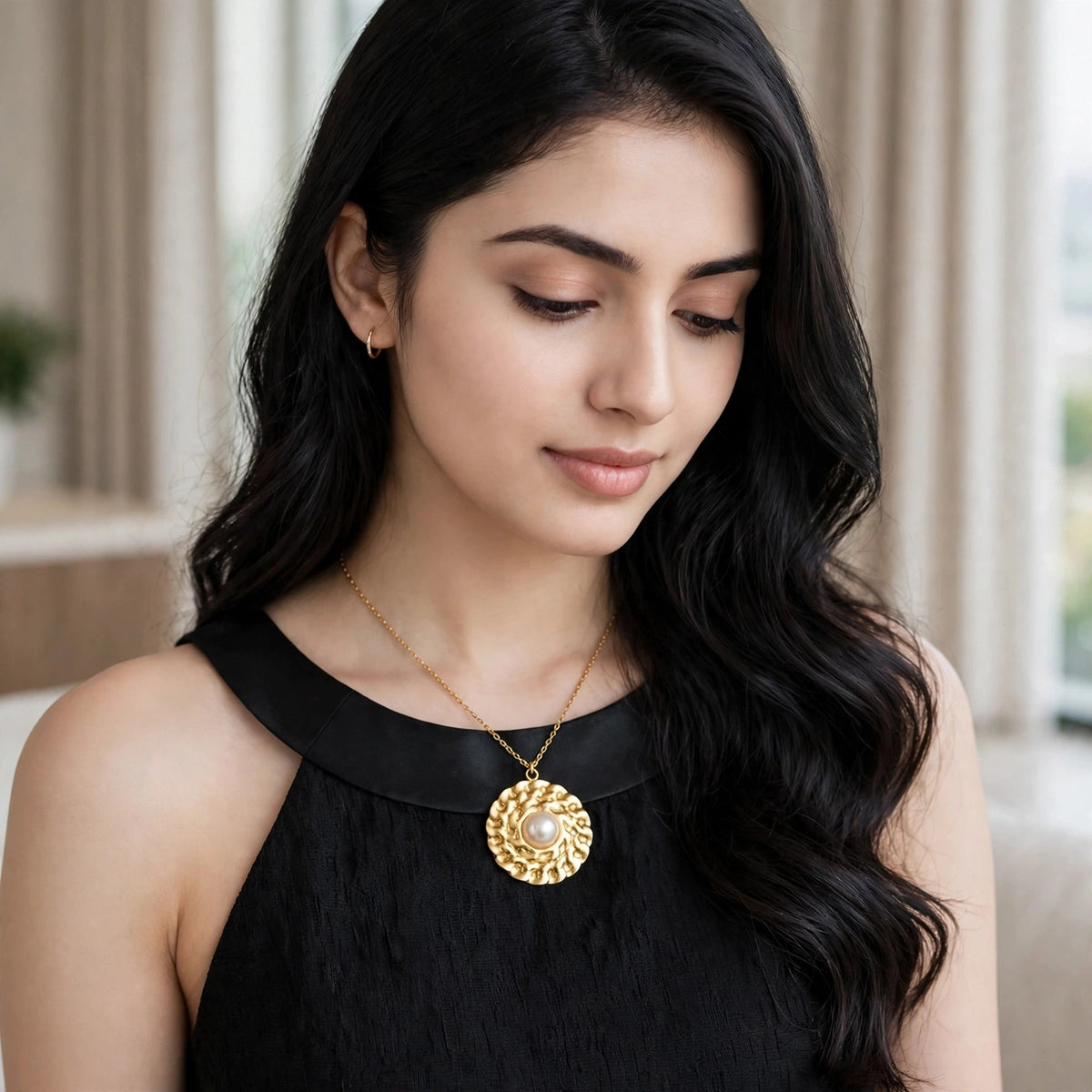 Pearl chip necklace