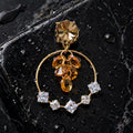 Diamond korean earrings