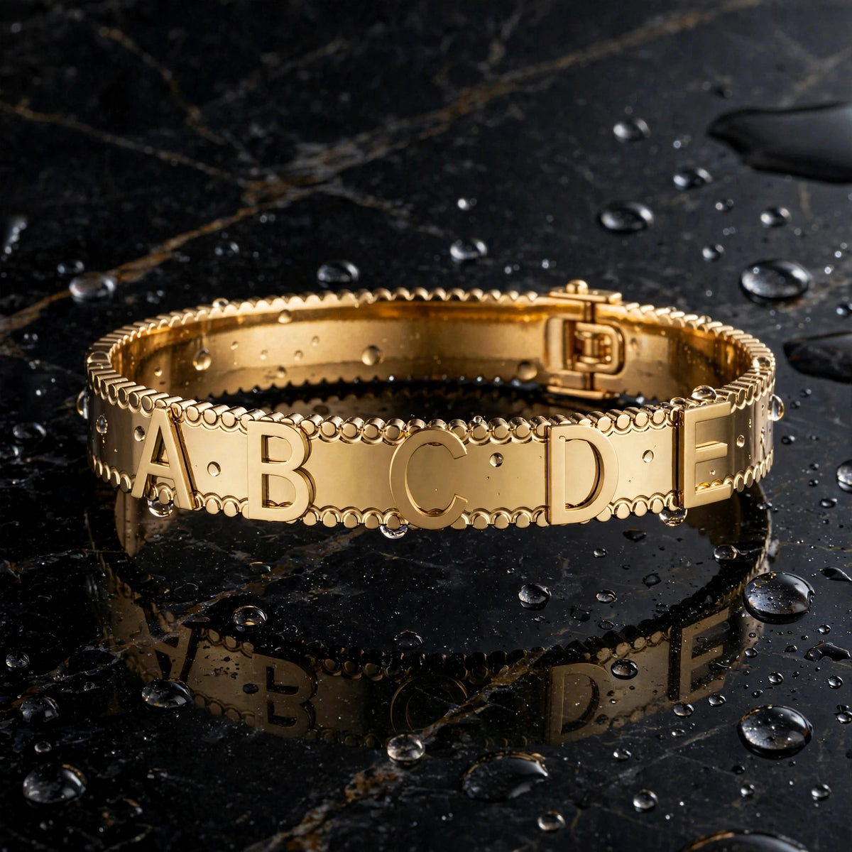 Alphabet golden Bracelet