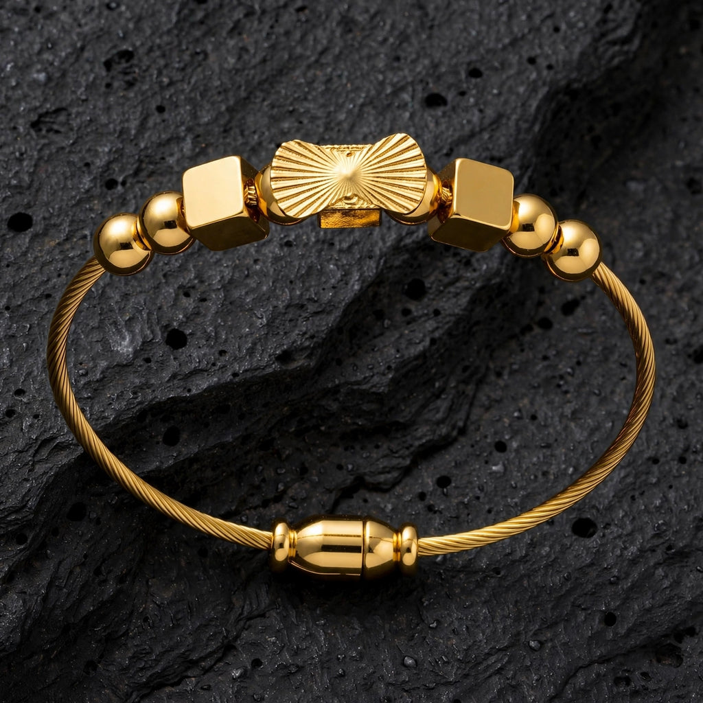 Magnetic Golden Bangle