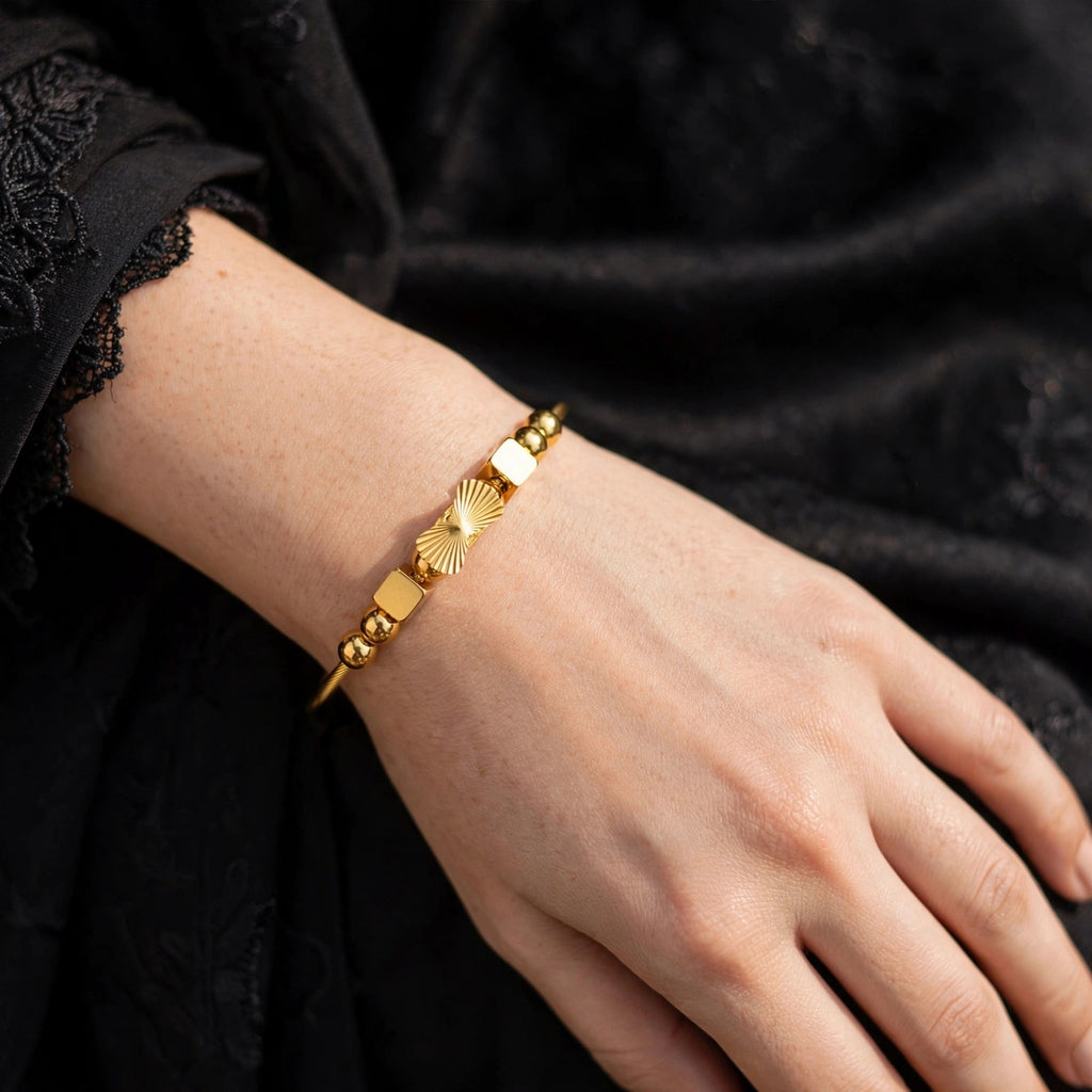 Magnetic Golden Bangle