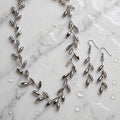 Silver whisper earrings