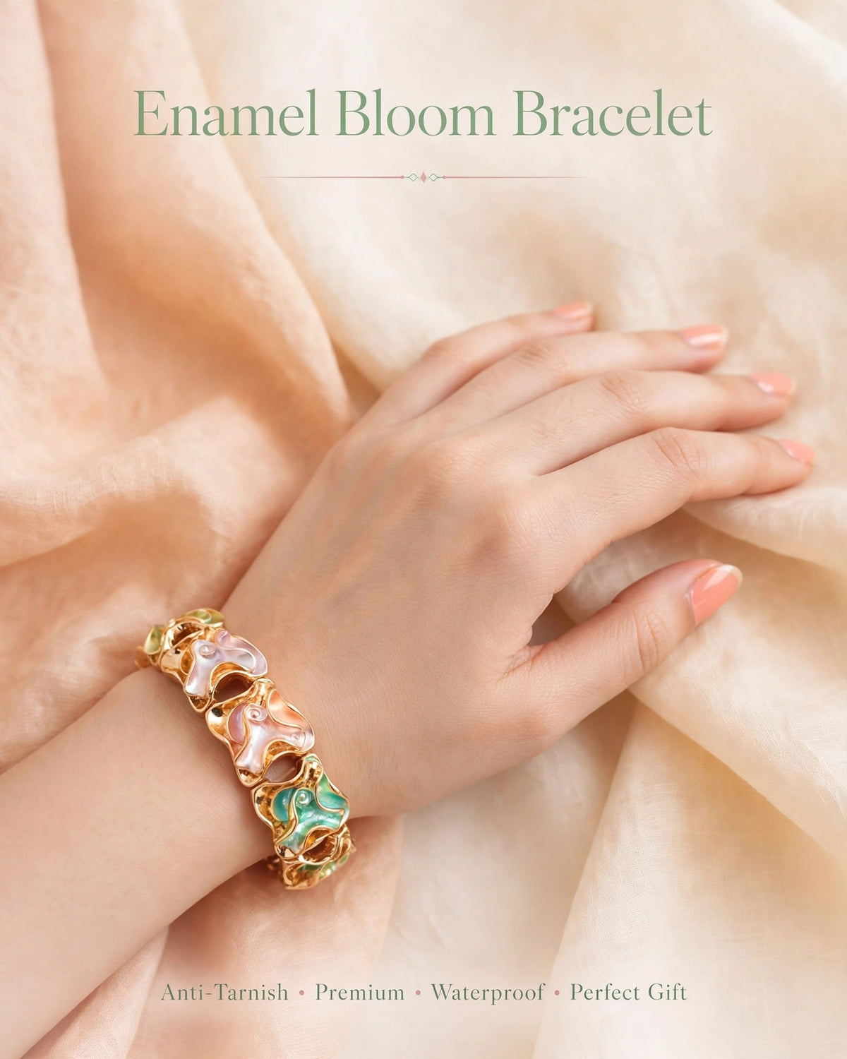 Enamel Bloom Bracelet