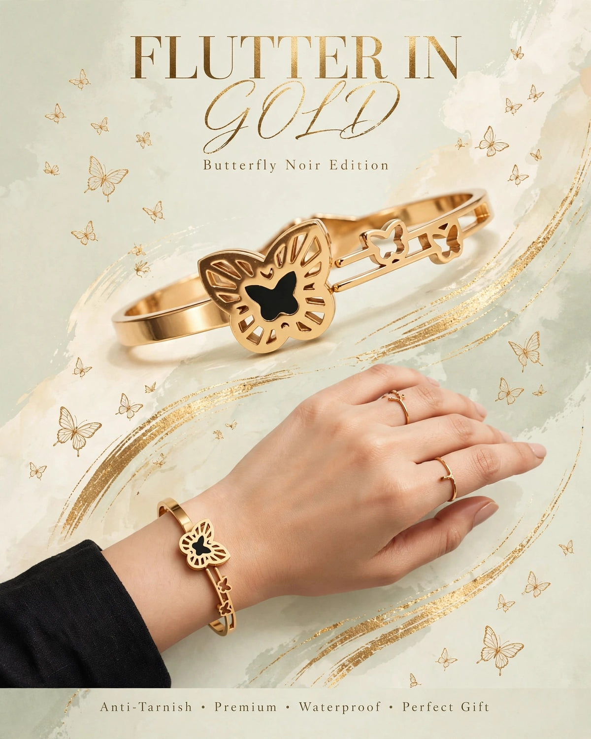 Flutter in Gold