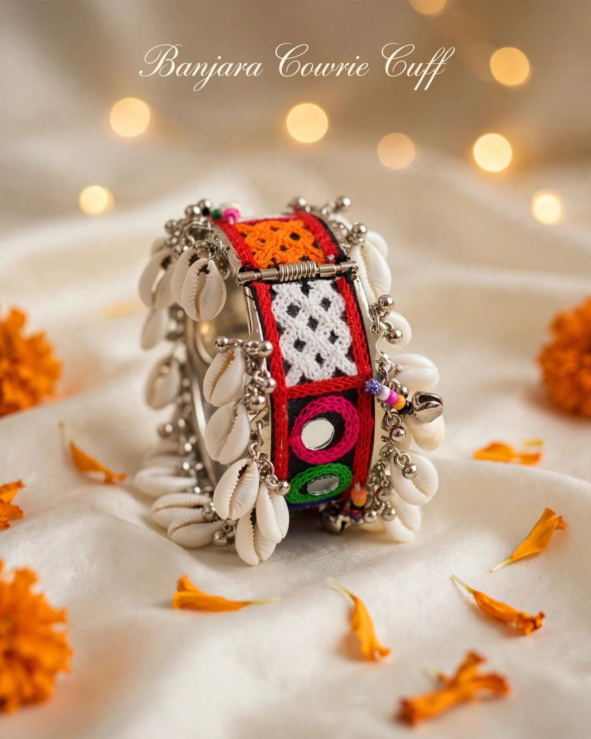 Banjara Cowrie Cuff