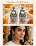 Twin Swan Doli Jhumka