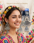 Navratri colourful Fan Jhumka