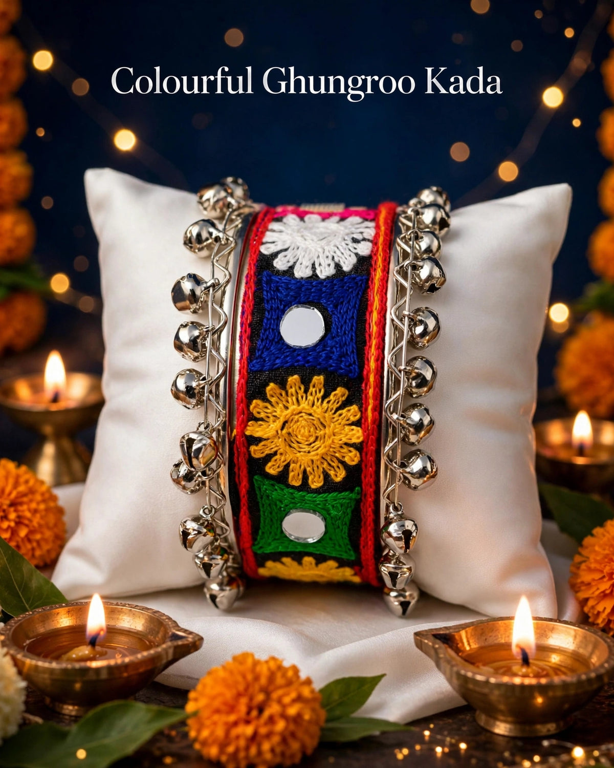 Colorful Ghungroo Kada