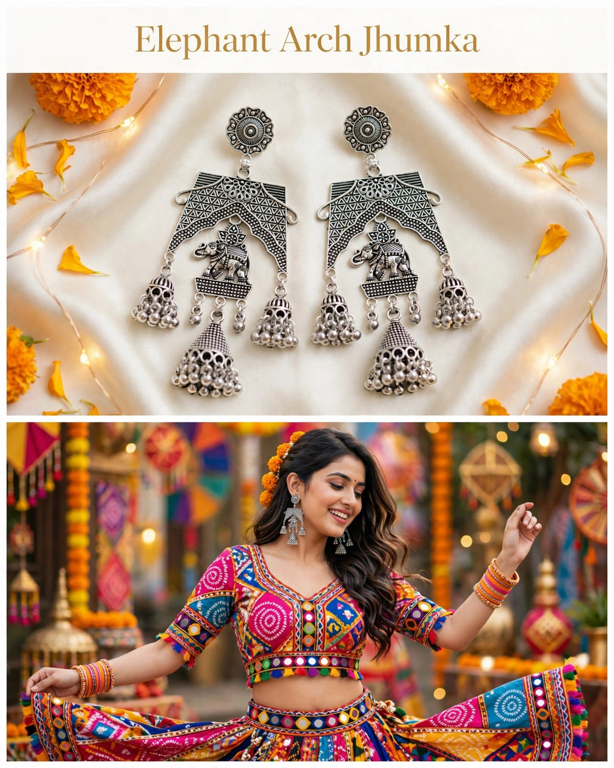 Elephant Arc Jhumka