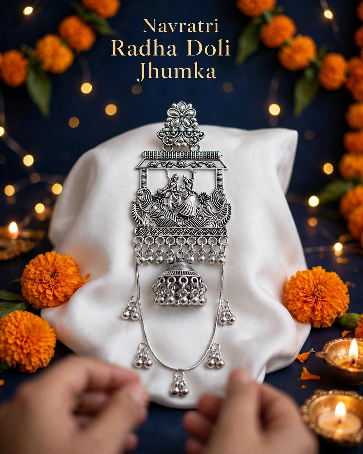 Navratri Radha Doli Jhumka