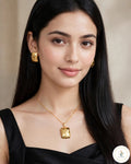 The Square pendant set