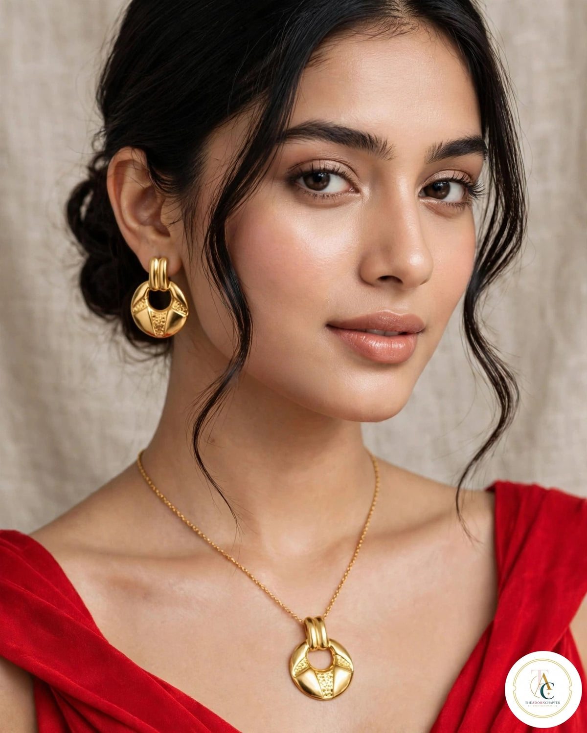 The Golden Circle Pendant set